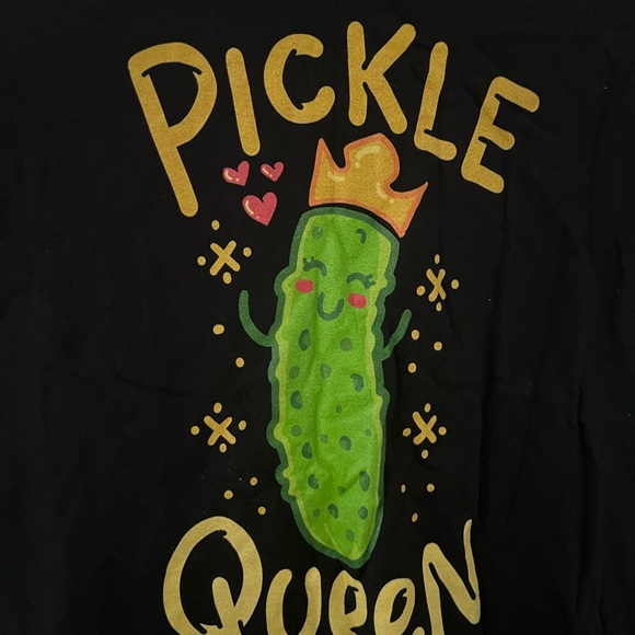 Port and Company Black Pickle Queen T-Shirt - Picture 3 of 5